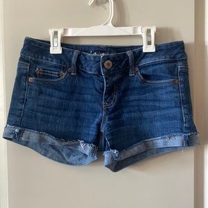 American Eagle jean shorts, stretch, size 4